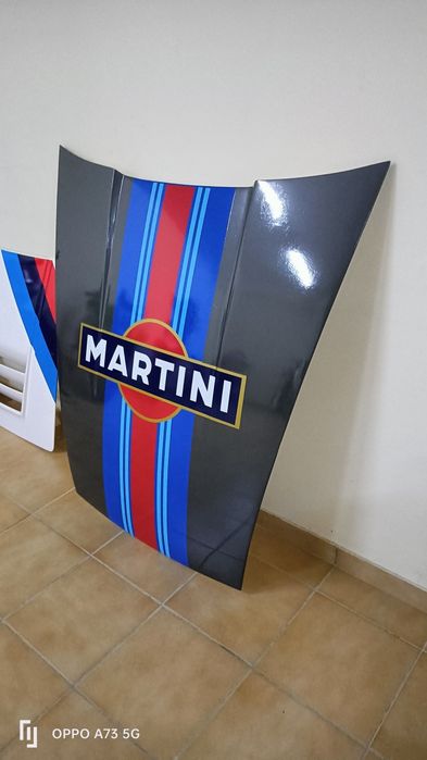 Capô Porsche 911 decoração  Martini