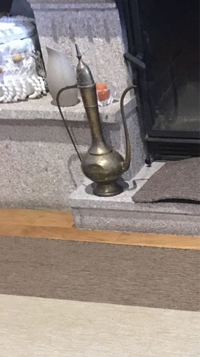 Pecas decorativas porcela latao estanho