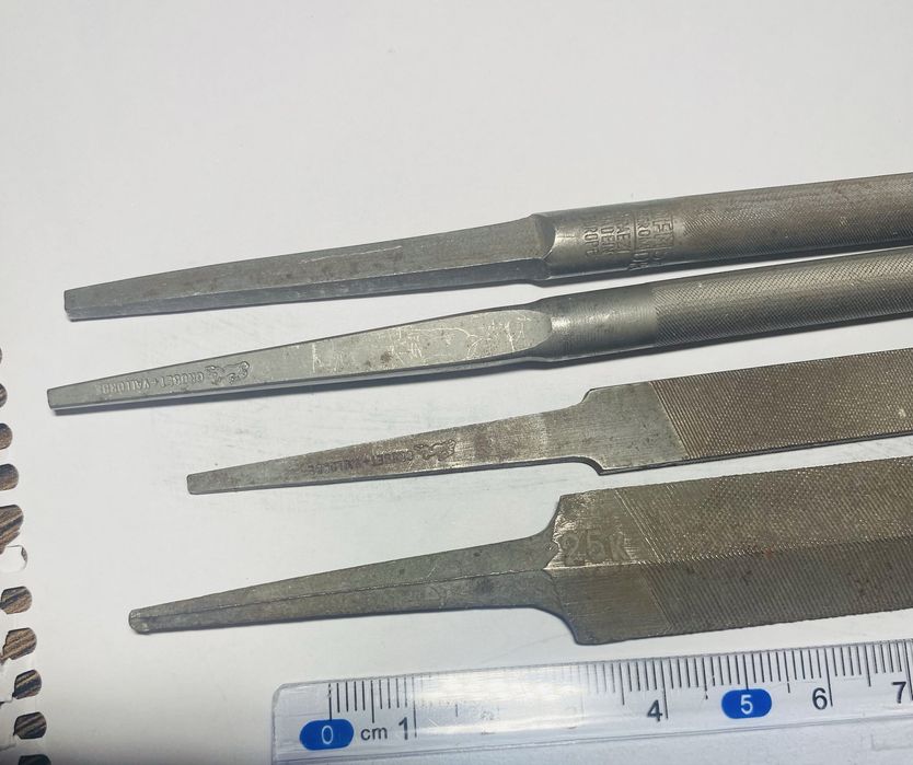 Ювелірні бори, фрези, натфель, напильник