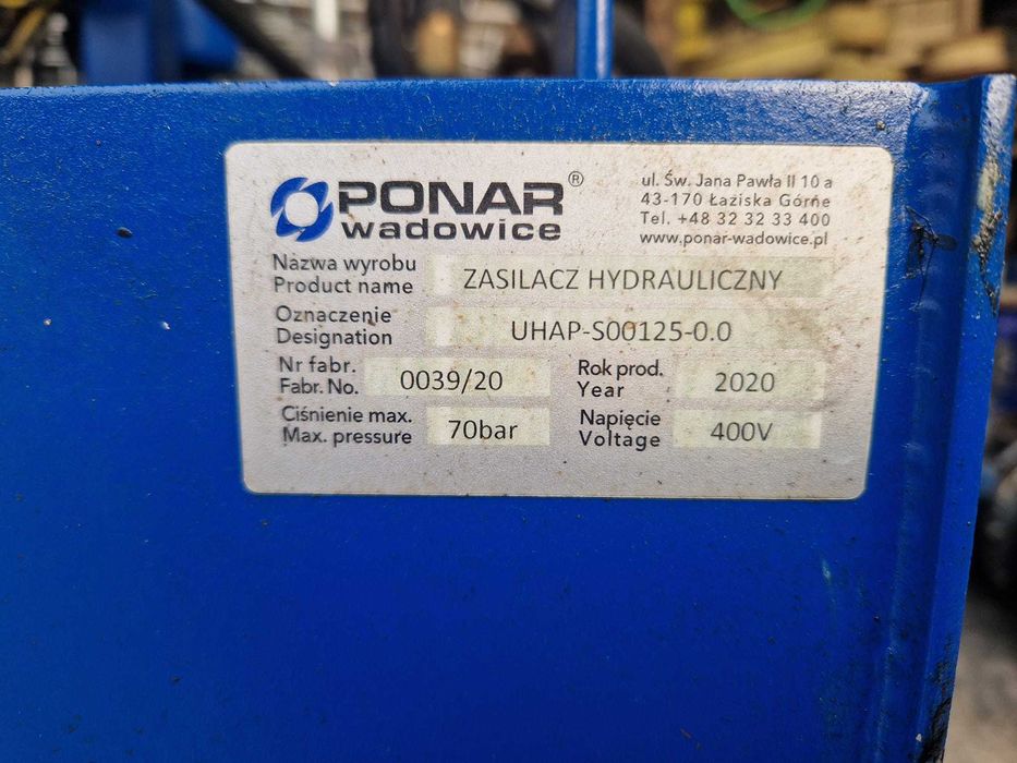 Zasilacz hydrauliczny 2,2 kW 70 bar