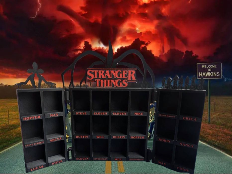 Поличка-стенд Stranger Things | Дивні дива kindee joy