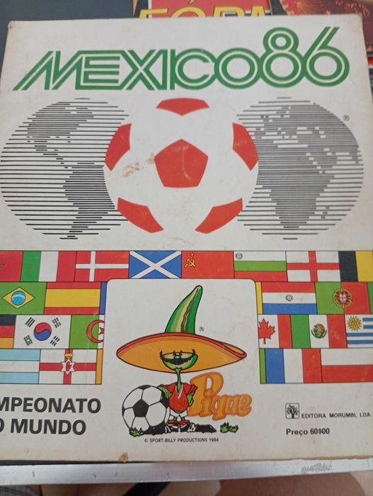 Cadernetas de cromos México 86