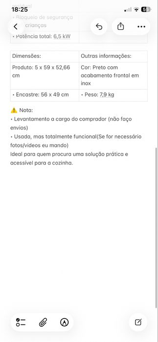 Placa de forno.