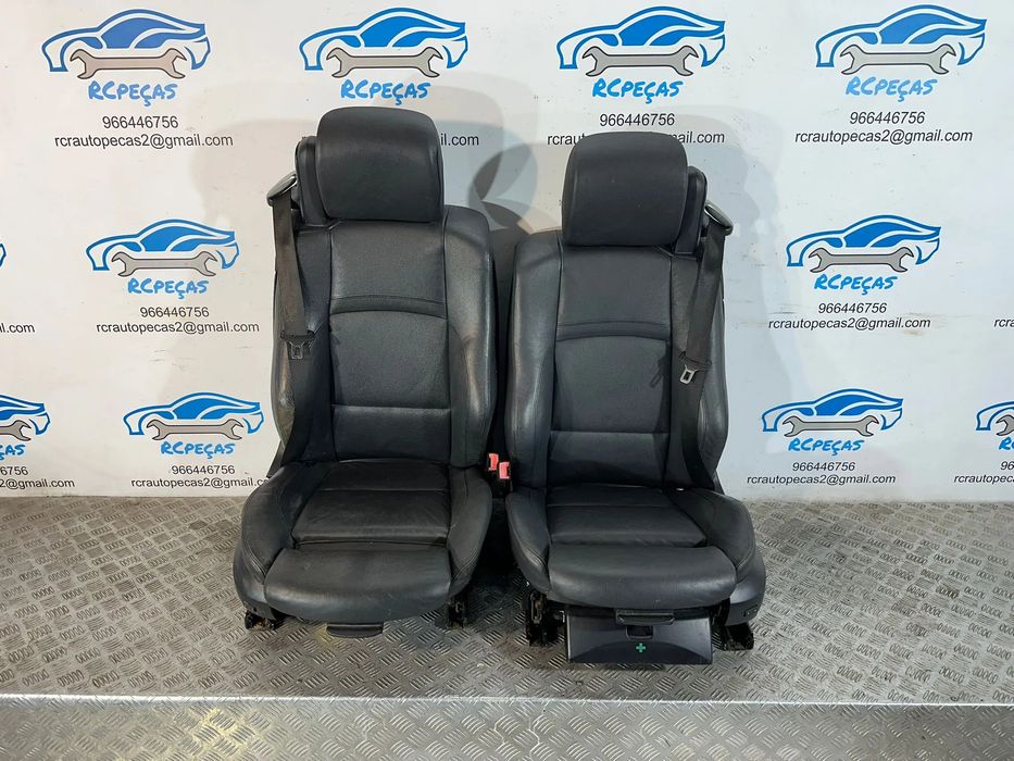 Conjunto Bancos Elétricos Memoria Pele Pack M BMW Serie 3 E93 Cabrio