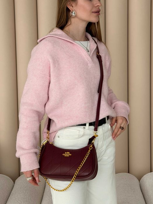 Сумка Coach Teri Shoulder Bag With Quilting через плече Коуч Тери