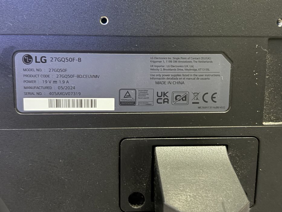 Monitor gaming LG