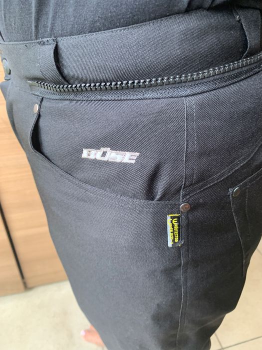 Spodnie tekstylne BUSE model jeans 52 L pas 88 cm NOWE