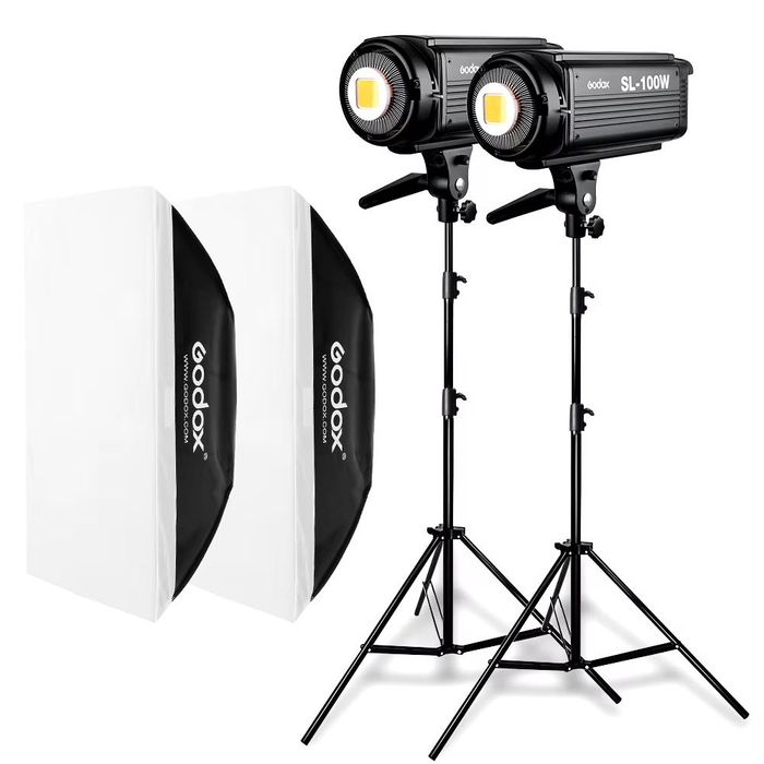 Набір фото\відео постійне, студійне світло Godox Light SL-100W