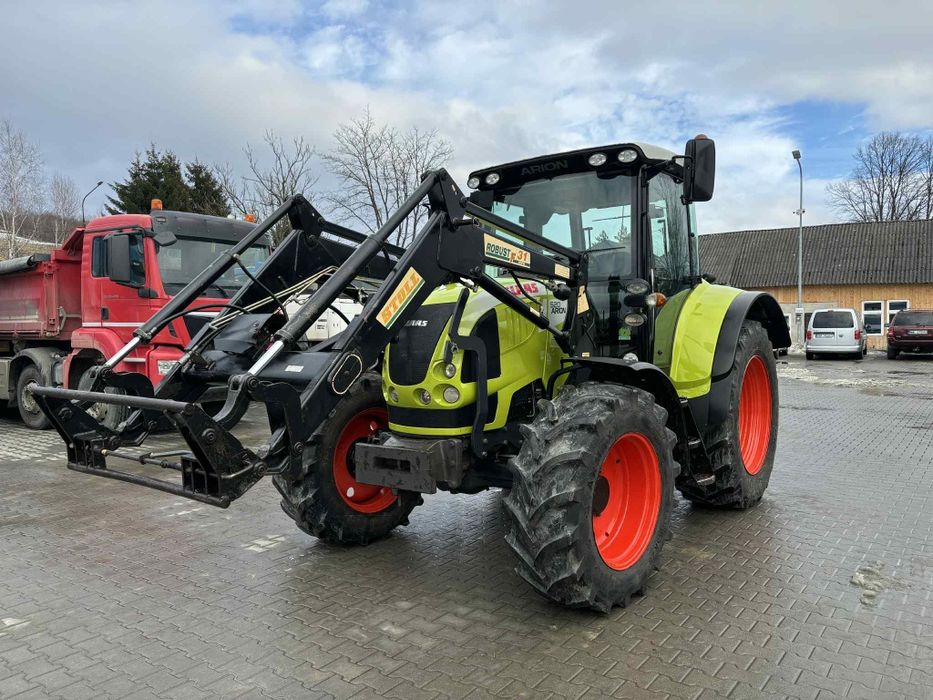 Ciągnik rolniczy Claas Arion 520 z Niemiec z turem