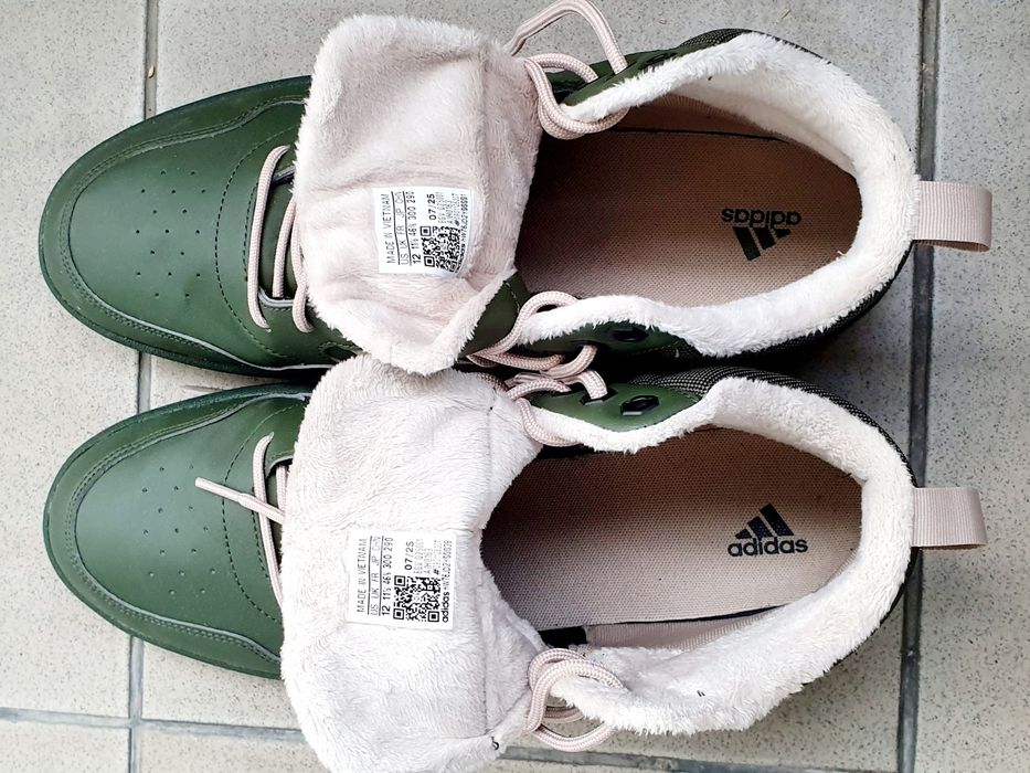 Adidasy zielone, 2 razy zalożone