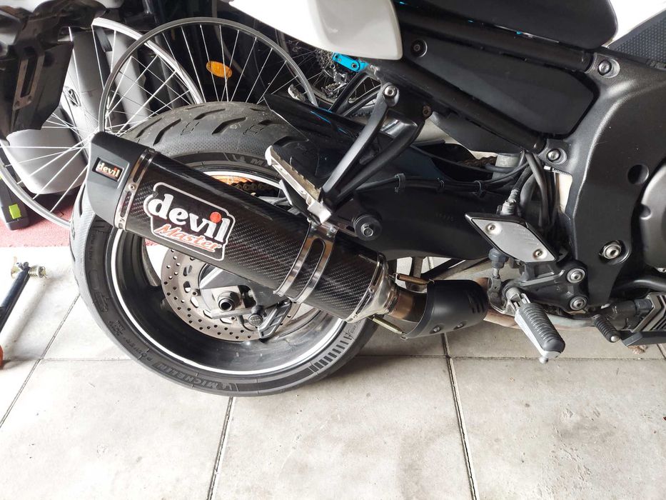 YAMAHA FZ8 wydech Tłumik DEVIL MASTER Carbon Fazer 2010 PLUG PLAY BDB+ 2015 FZ1