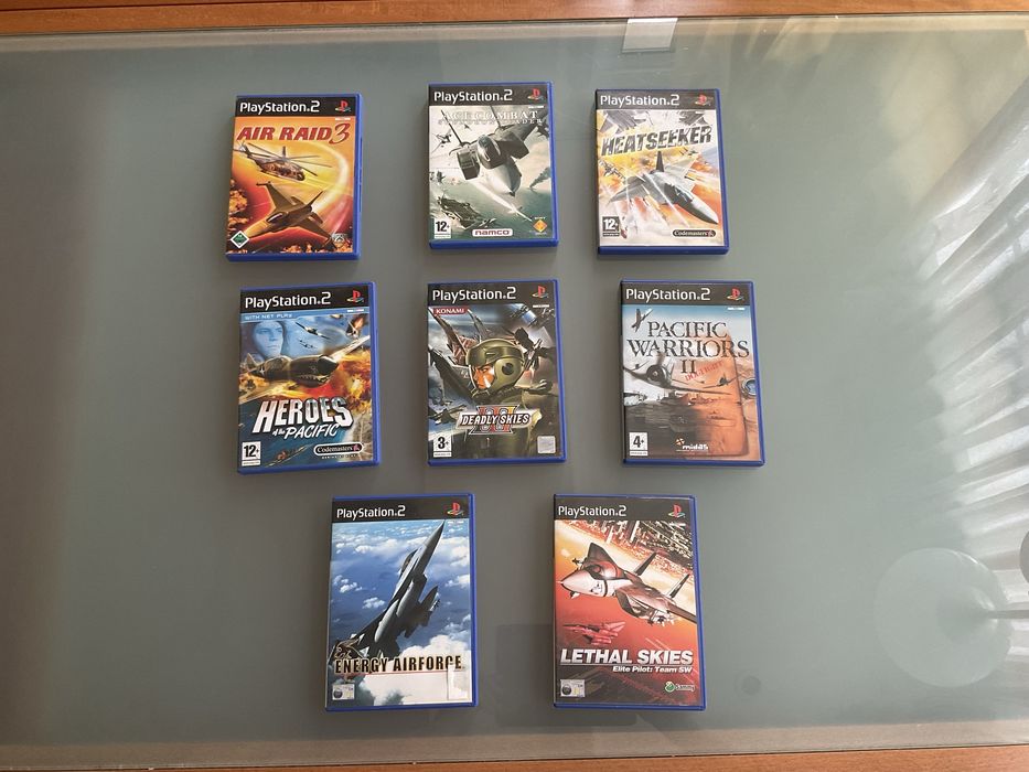 Lote Jogos aviacao ps2