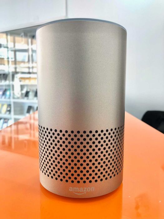 Coluna Amazon Echo 2nd Gen Alexa Prateado A - Garantia 3 Anos