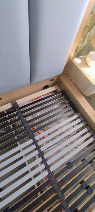 Łóżko IKEA Malm okleina dębowa