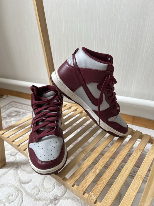 Хайтопи кросівки Nike Dunk High Dark Beetroot Red/Grey