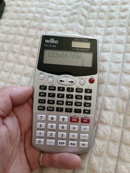 Инженерный калькулятор калькулятор Wilko DS-701MS