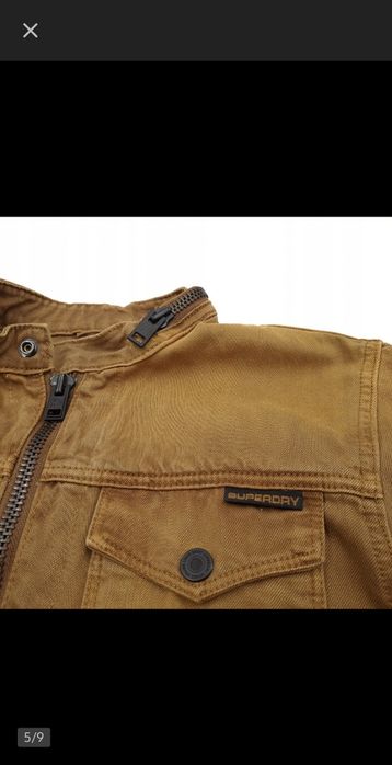 Kurtka jeansowa Męska  Super Dry Cooper Black Denim jak nowa