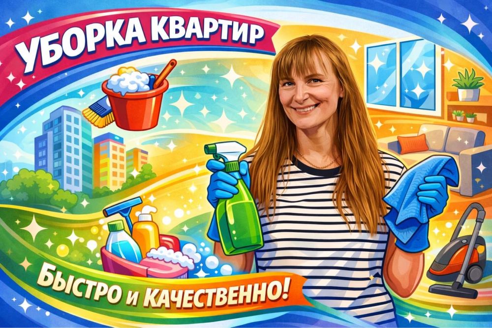 Уборка квартир и домов