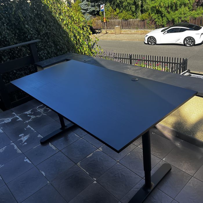 Sprzedam 2 x biurka ikea 160x80 czarne GDANSK