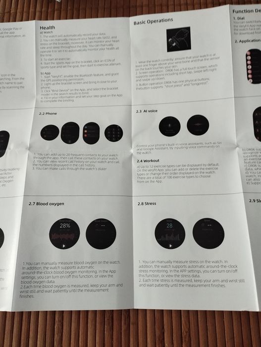 Smartwatch nowy, różowy