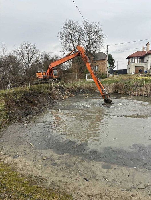 Копання ставків, копанок, озер під ключ | Чистка та поглиблення