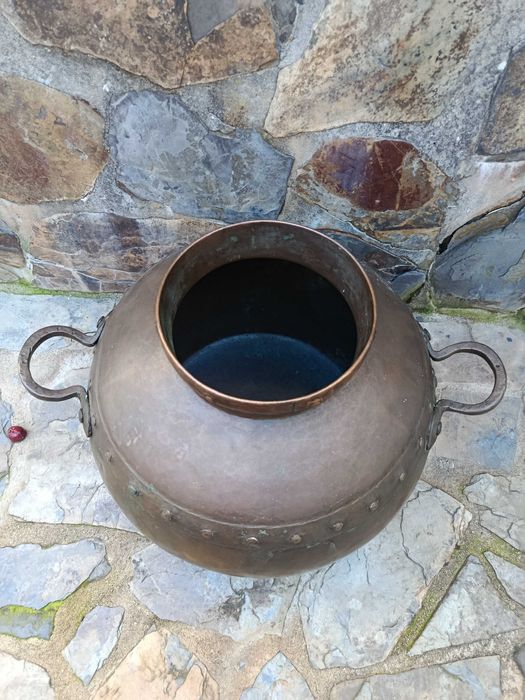 Tacho Alambique Cobre Séc XIX 56 cm 14 kg