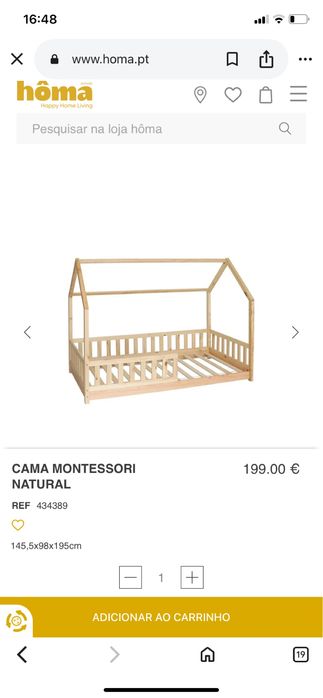 Cama de Criança (formato casinha)