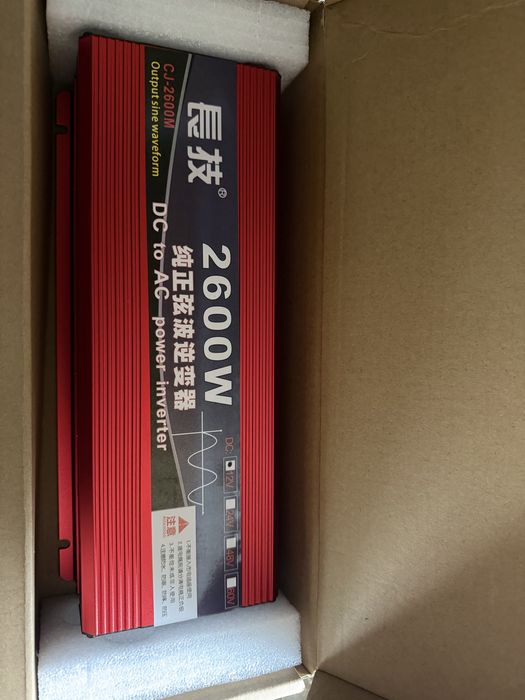 Інвертор з чистим сінусом на 2600 Ват