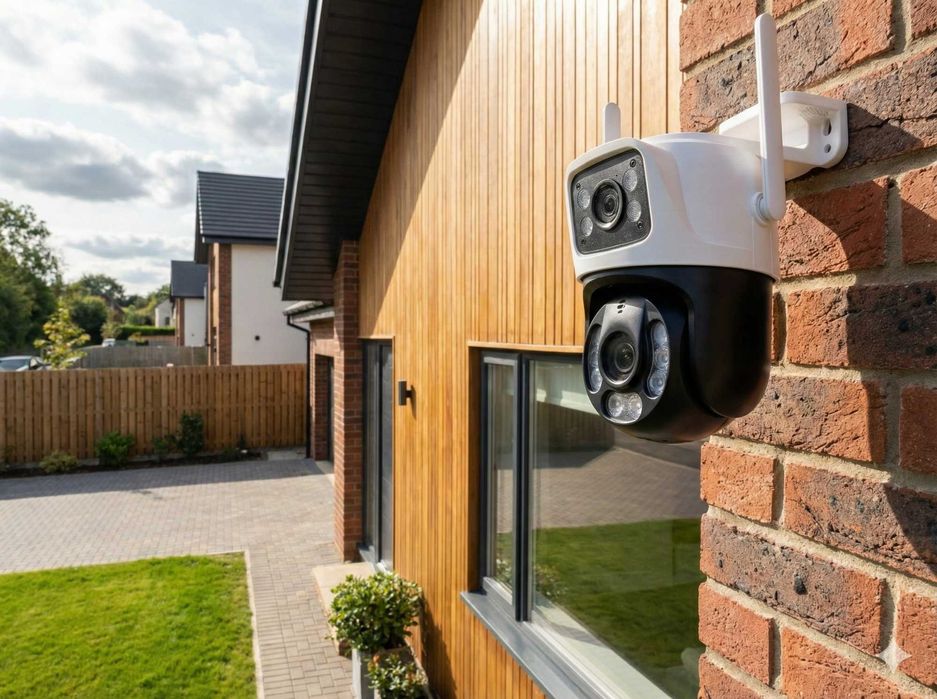 Поворотна IP вайфай камера відеонагляду 8 МП ICSee. WIFI, сповіщення