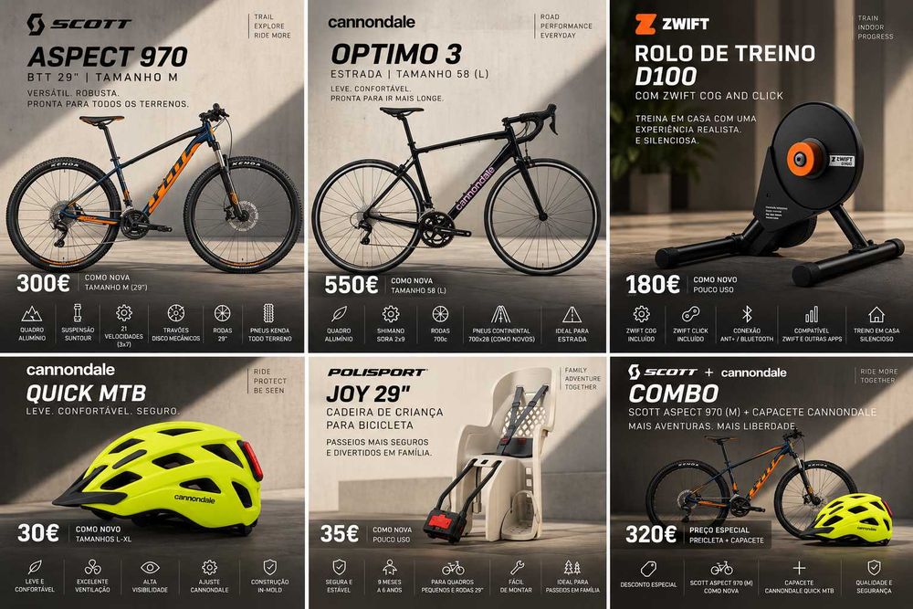 Bicicleta de Estrada - Cannondale CAAD Optimo 3 – Como Nova