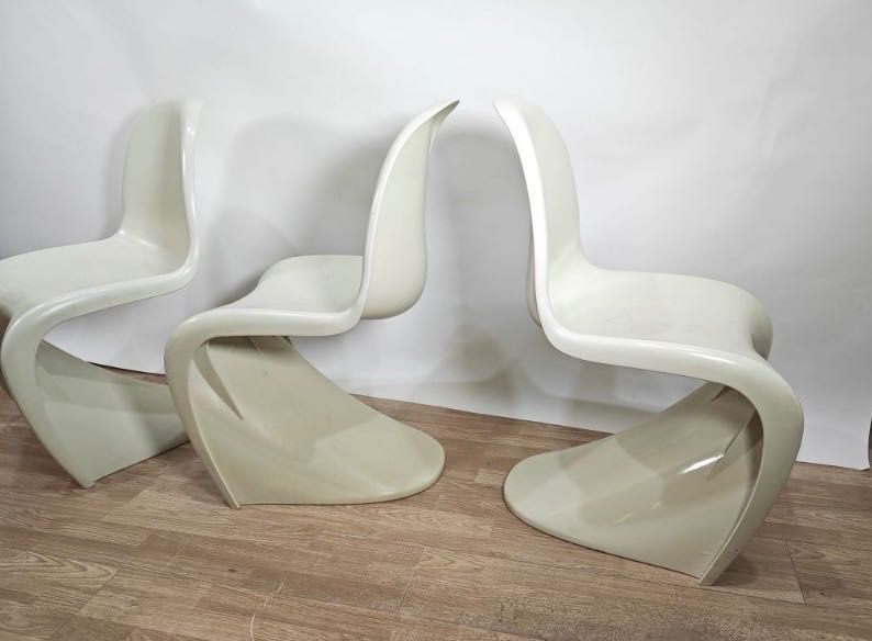 Cadeiras vintage design estilo Verner Panton