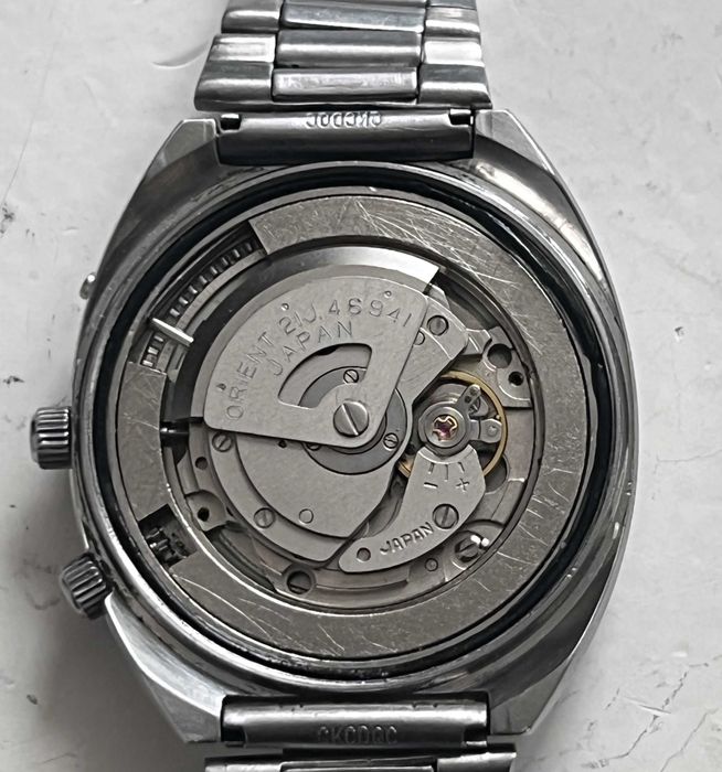 японские винтажные часы Orient college,