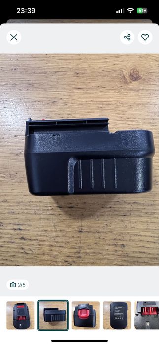 Bateria Black and Decker 14.4V - NOVO