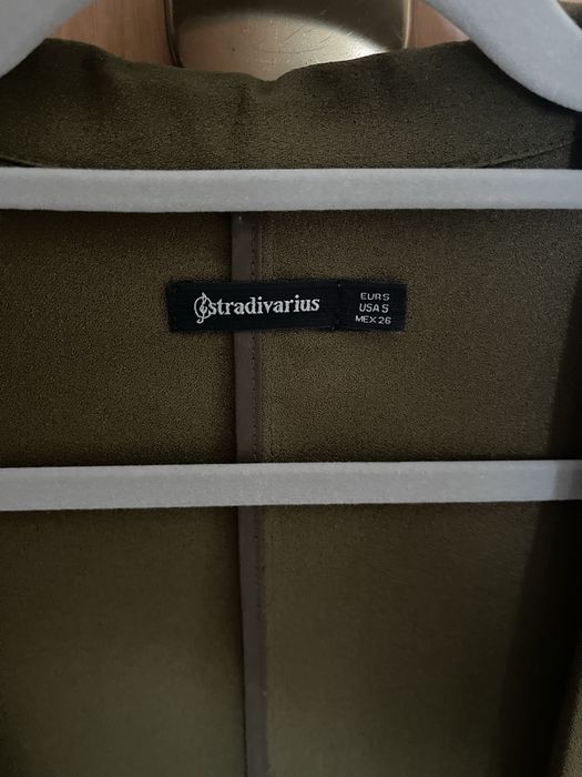 Blazer fluido verde musgo