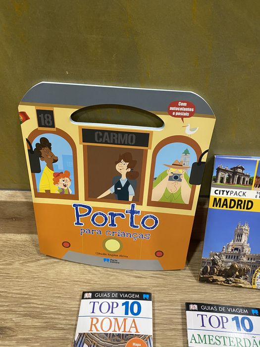 Conjunto livros de viagens