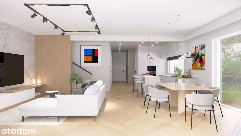DOM Premium - Salon / Kuchnia 50m2 - 4 Sypialnie - Duży Ogród