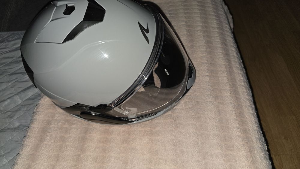 Capacete Shark Oxo Dark Shadow Gun Silver Novo