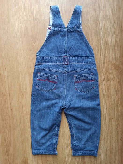 spodnie ogrodniczki jeans r. 80