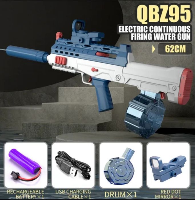 Armas de água a bateria