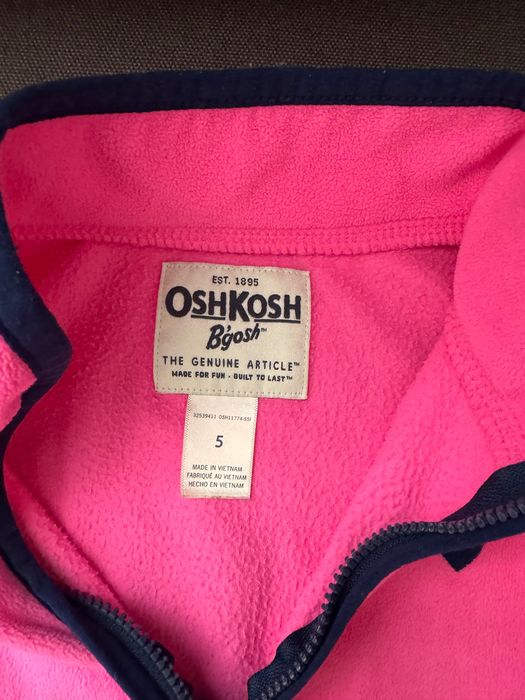 Флісова кофта фірмова Oshkosh 5T