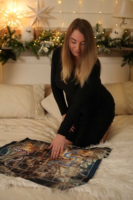 Поле для гри Ліла українською 70х70см Габардин