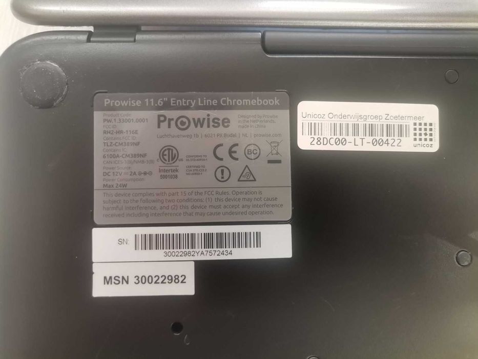 ChromeBook Prowise Entryline 4 ЯДРА