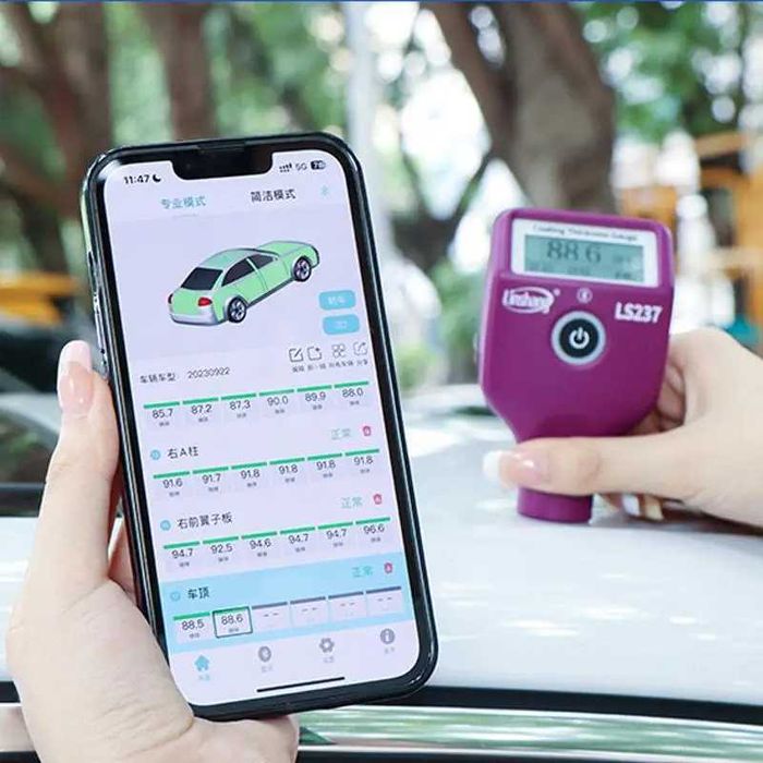 Товщиномір фарби професійний Linshang LS237 новий в наявності