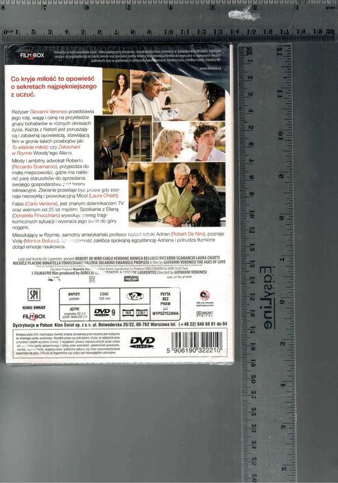 Co kryje miłość Rober De Niro Monica Bellucci DVD