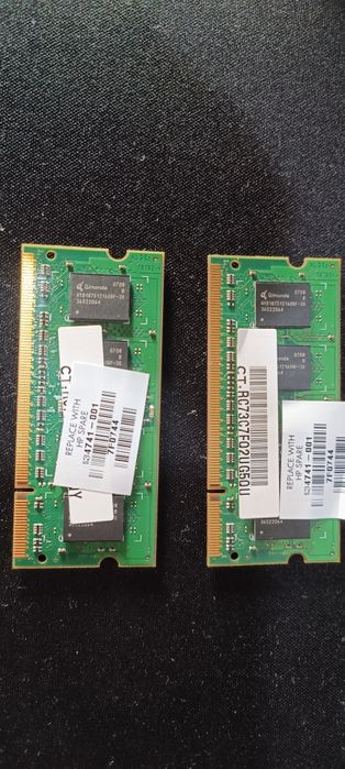 2X memória RAM ddr2 512MB