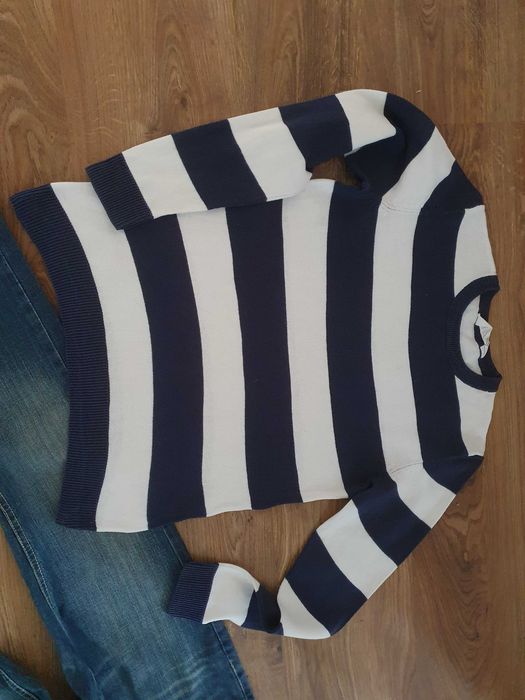 Spodnie jeans dla chłopca 146 sweter