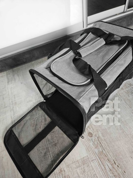 Transporter torba transportowa dla psa kota królika świnki szary