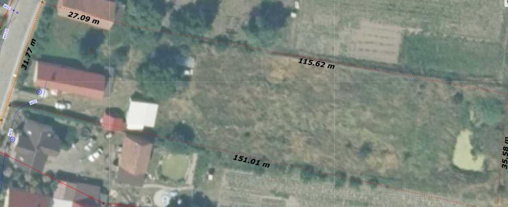 Działka rolna 48 arów, staw, zabudowania
