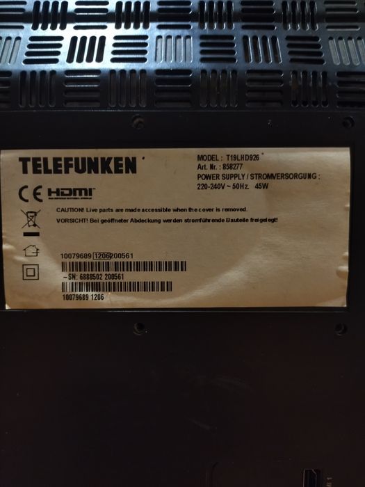 Телевізор Telefunken Germania