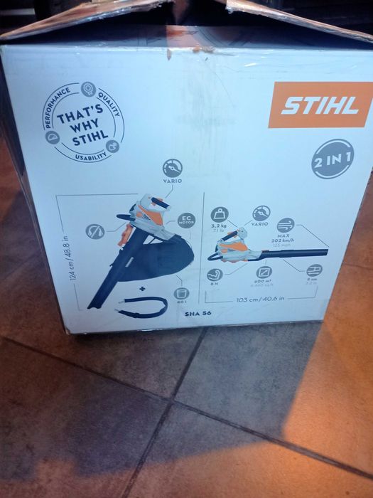 Odkurzacz, rozdrabniacz i dmuchawa Stihl SHA 56